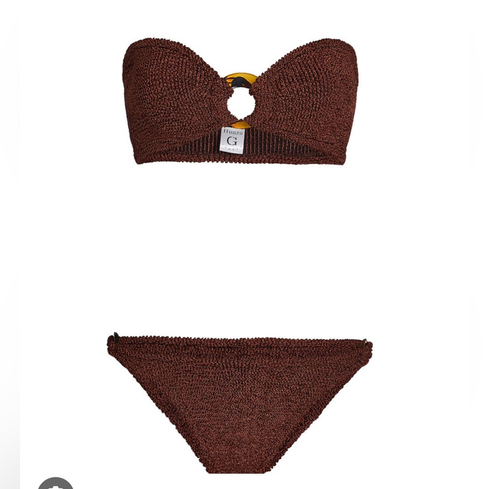Dark Brown Hunza G bikini